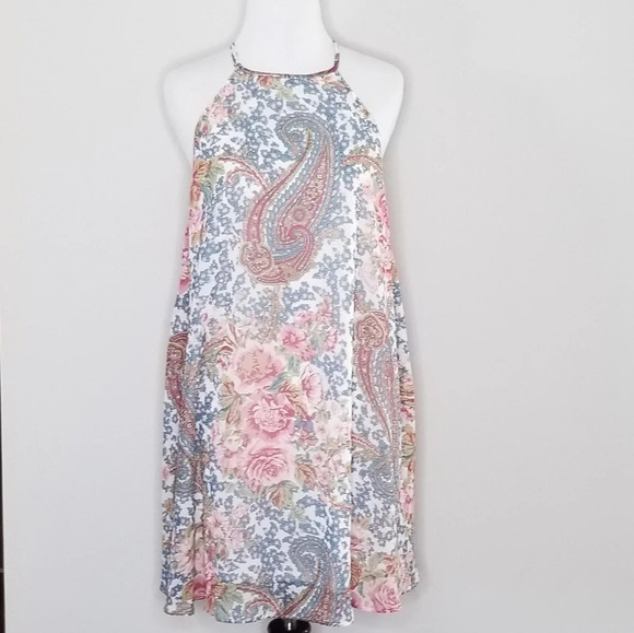 NWT Show Me Your Mumu Gomez Floral Mini Dress M - Picture 1 of 5